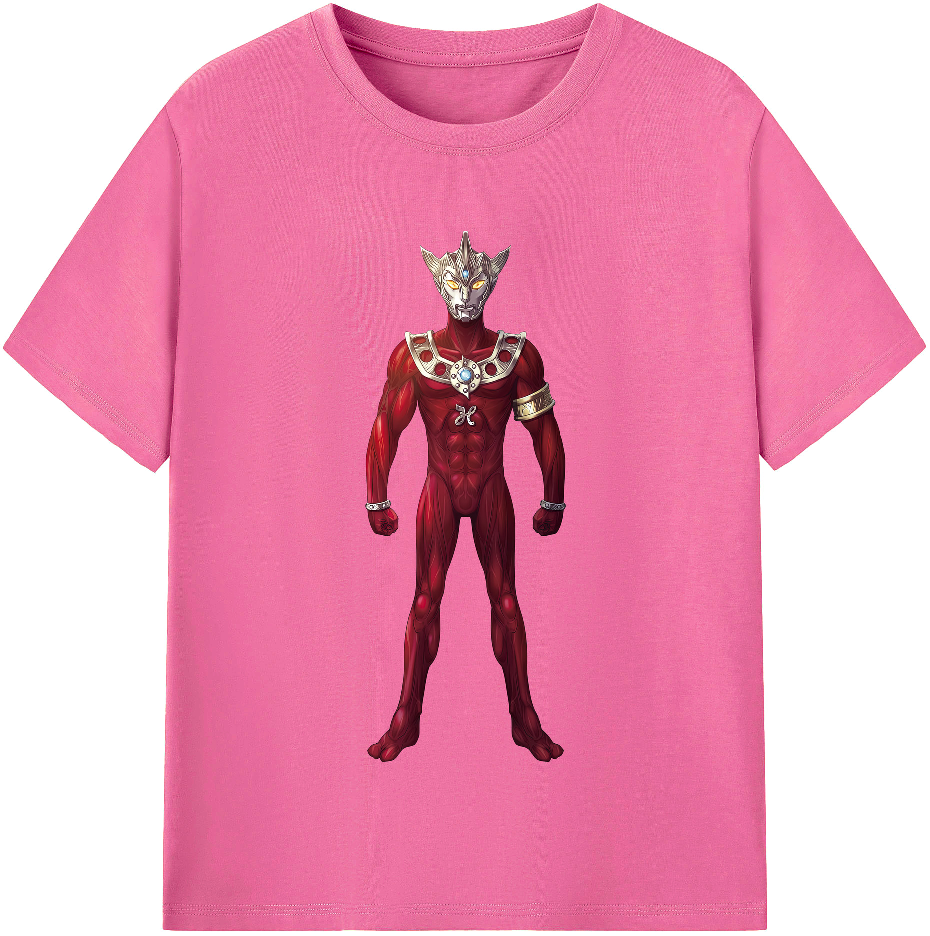 （画像用） ウルトラマン Ultraman レディースカジュアルプリントTシャツ（綿100％）